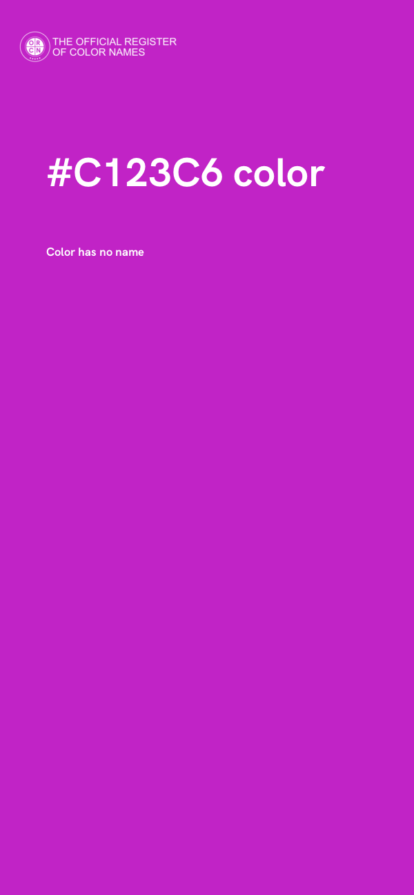 #C123C6 color image