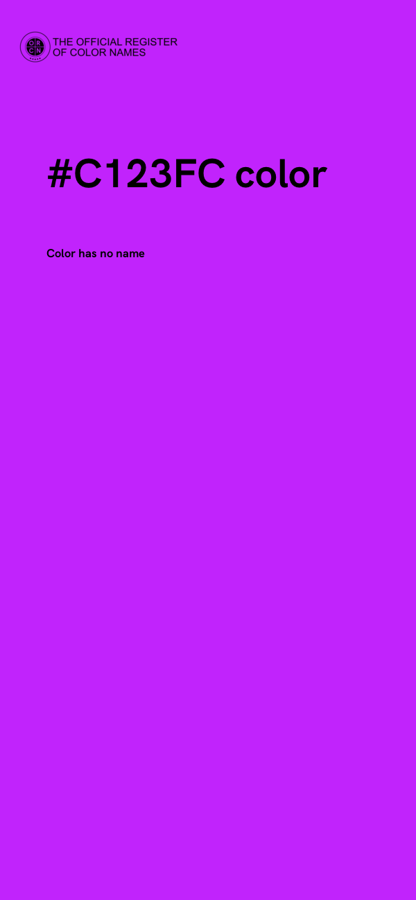 #C123FC color image