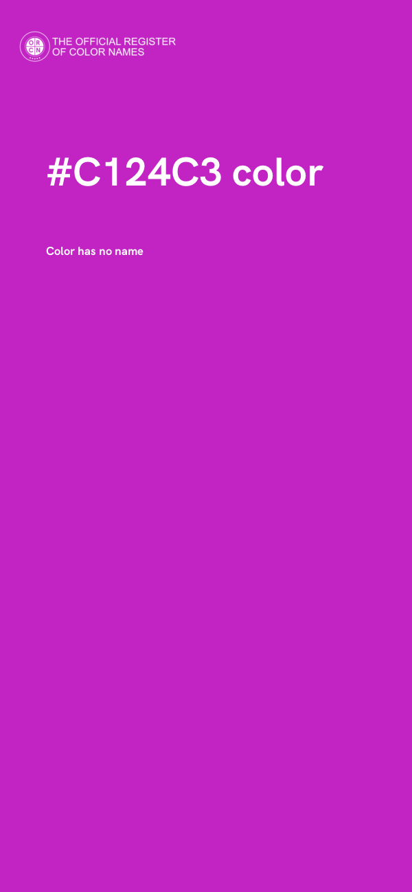 #C124C3 color image