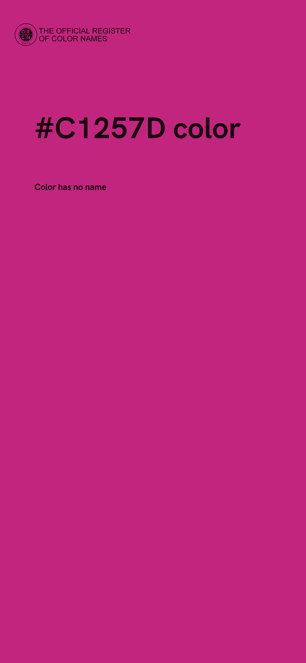 #C1257D color image