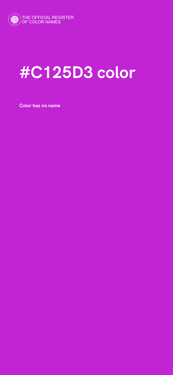 #C125D3 color image