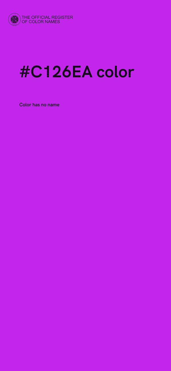 #C126EA color image