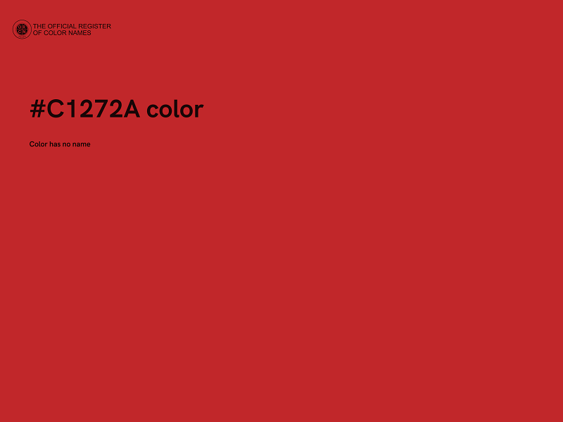 #C1272A color image