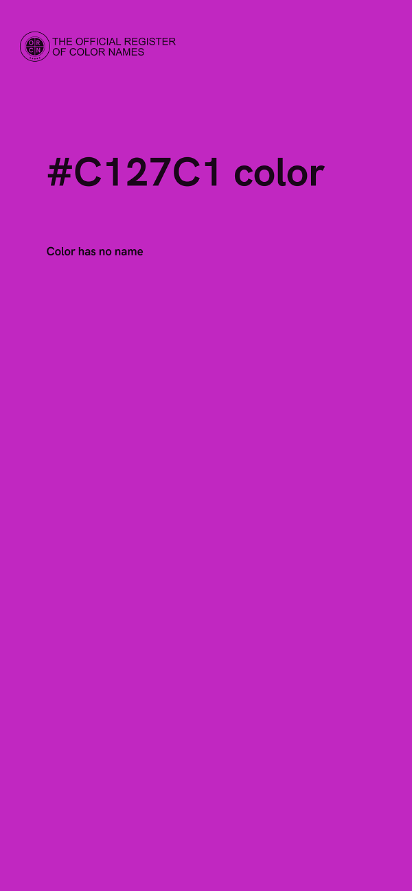#C127C1 color image