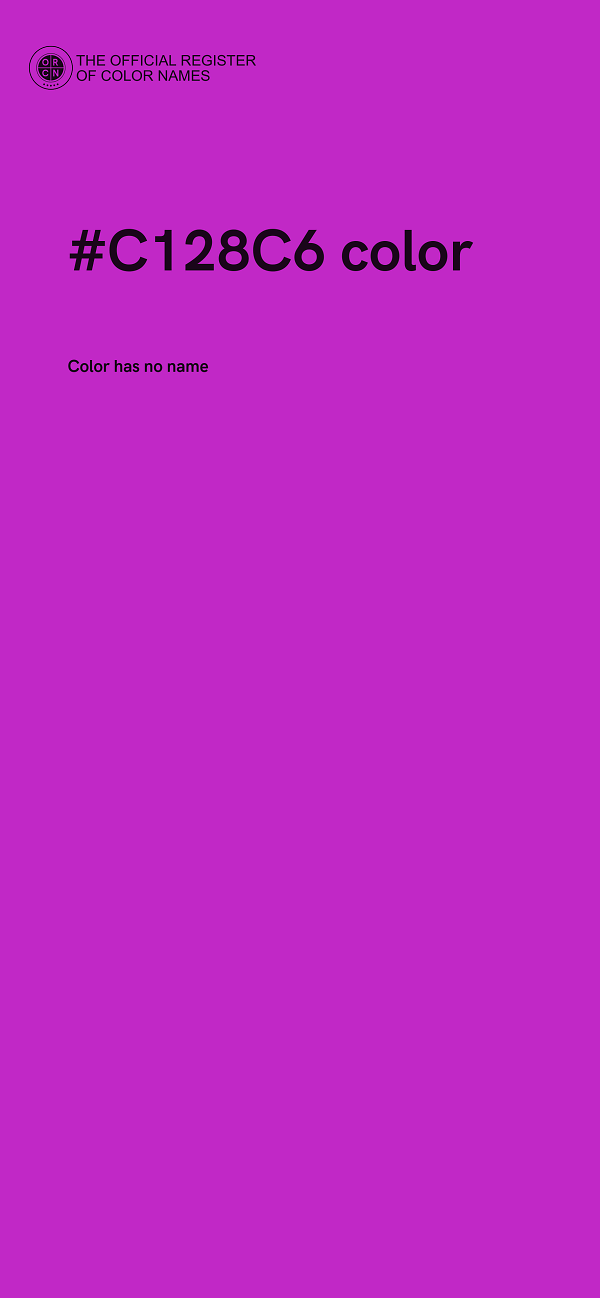 #C128C6 color image