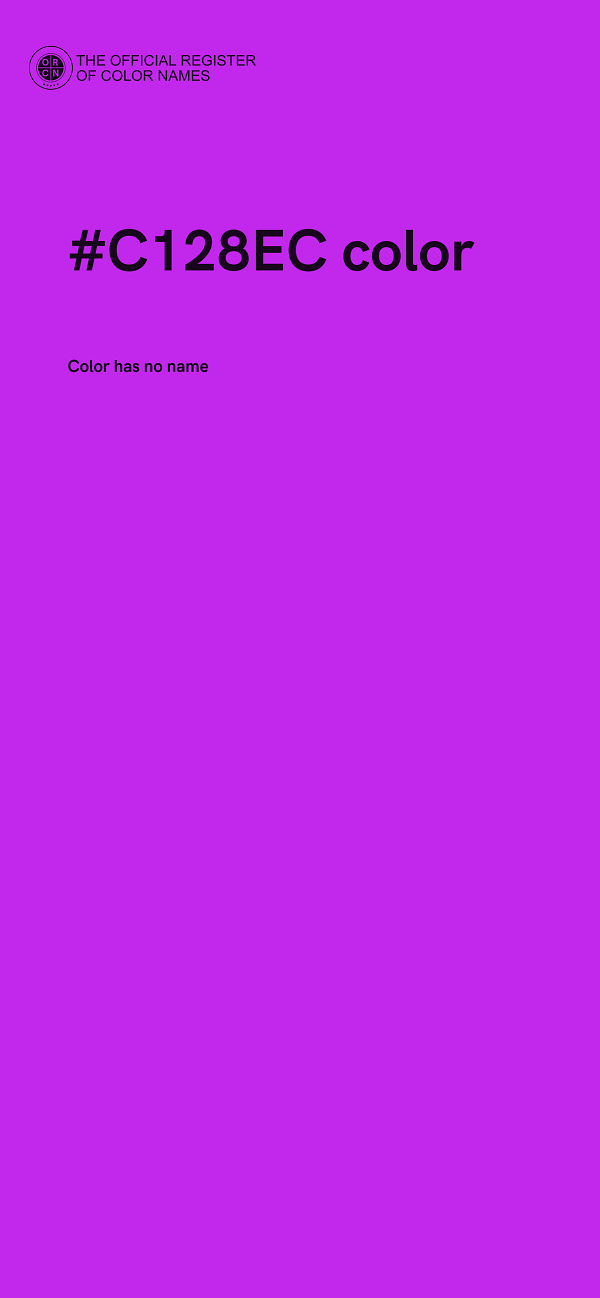#C128EC color image