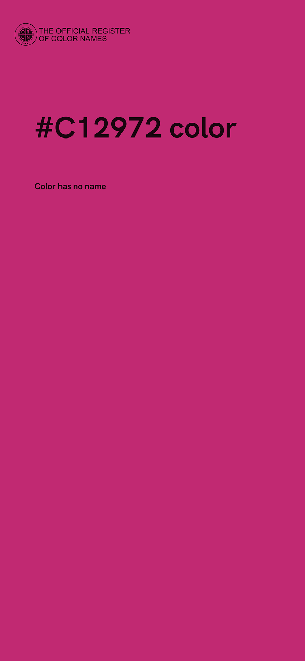 #C12972 color image