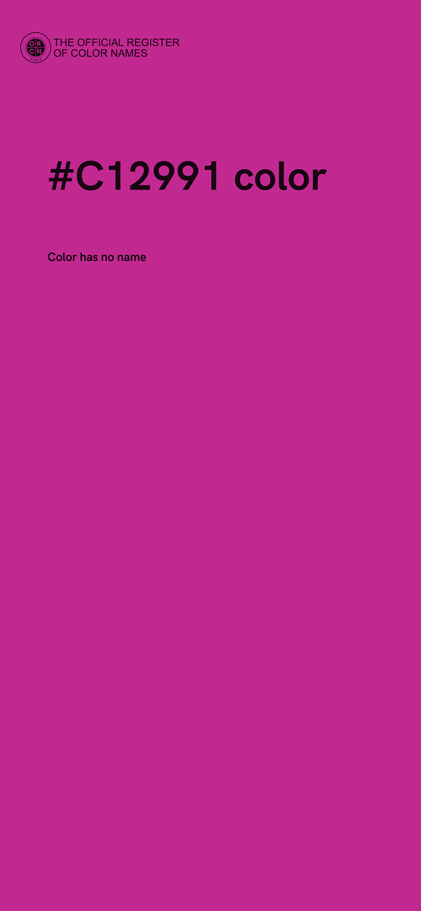 #C12991 color image