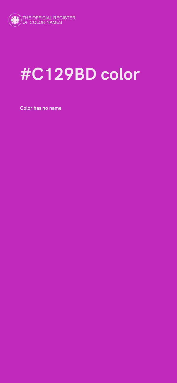 #C129BD color image