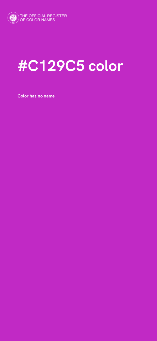 #C129C5 color image