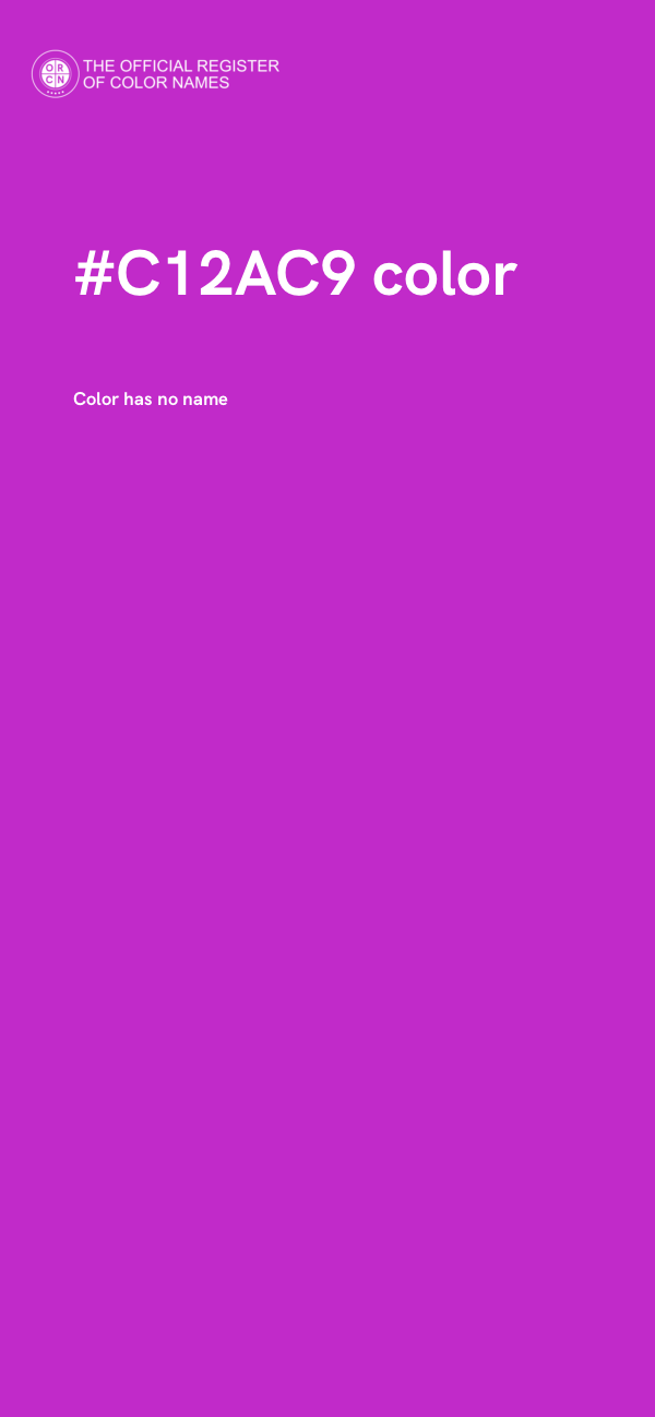 #C12AC9 color image