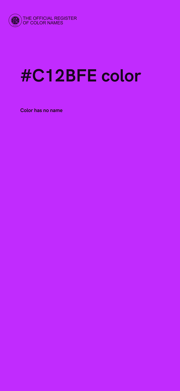 #C12BFE color image