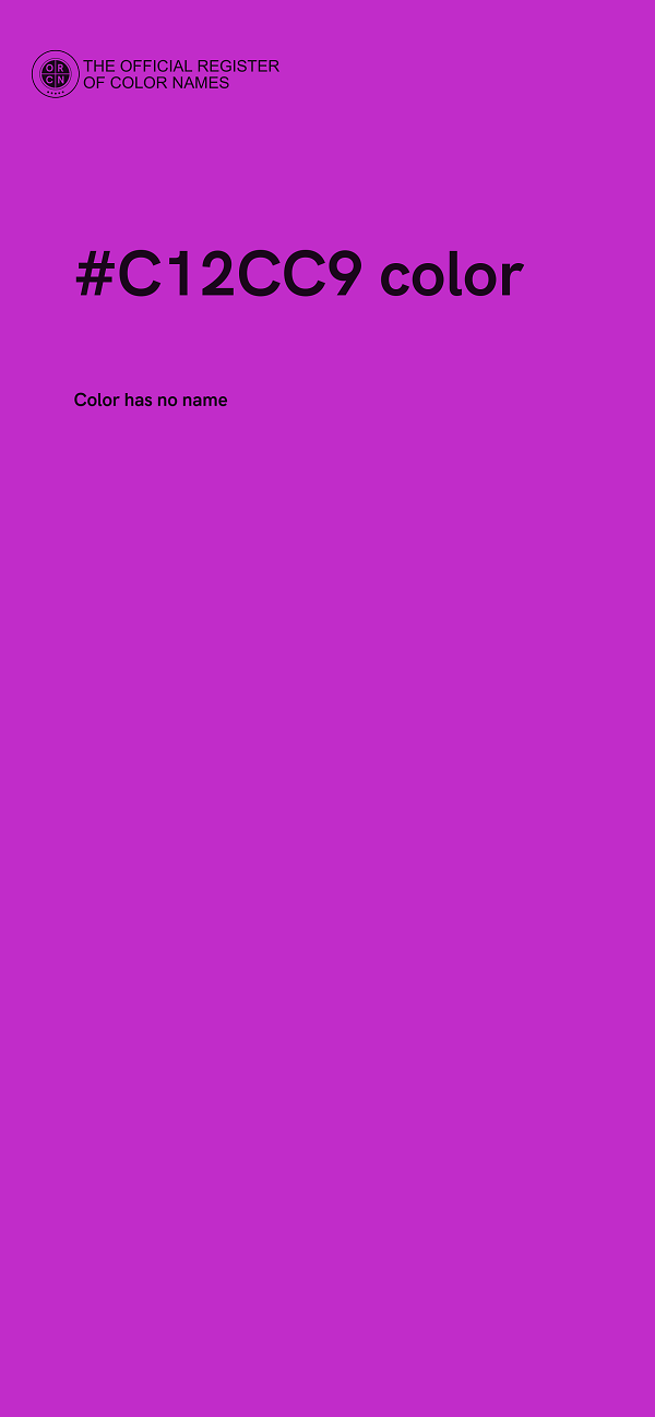 #C12CC9 color image