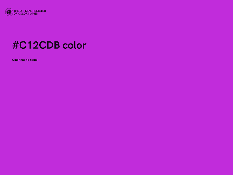 #C12CDB color image