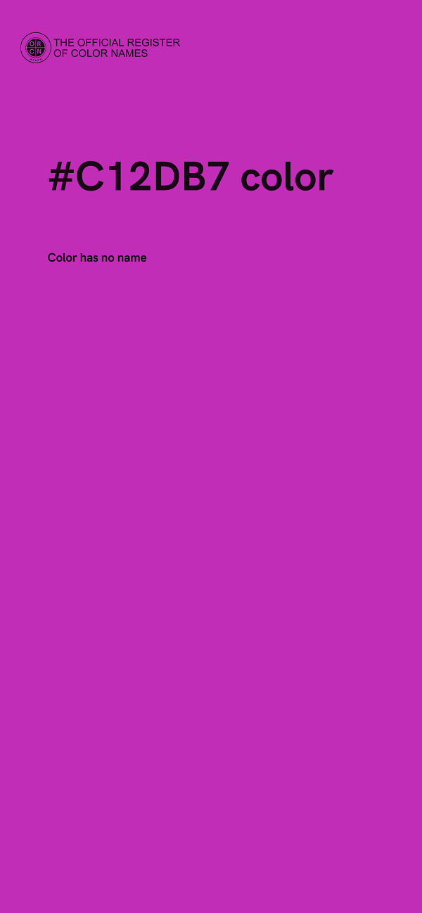 #C12DB7 color image