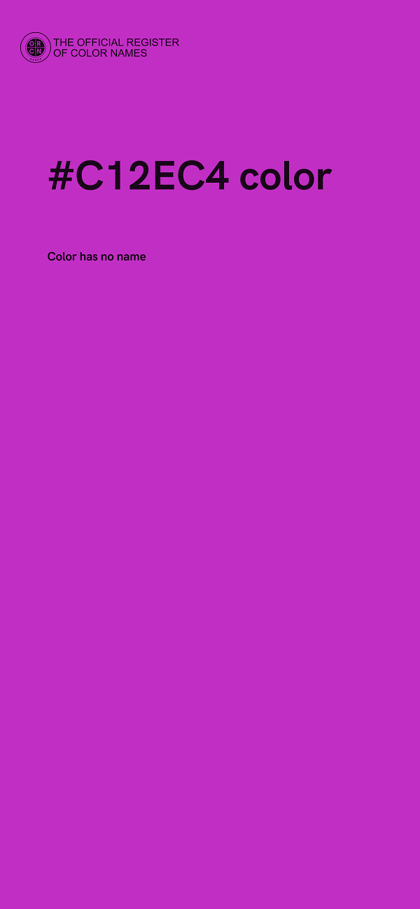 #C12EC4 color image