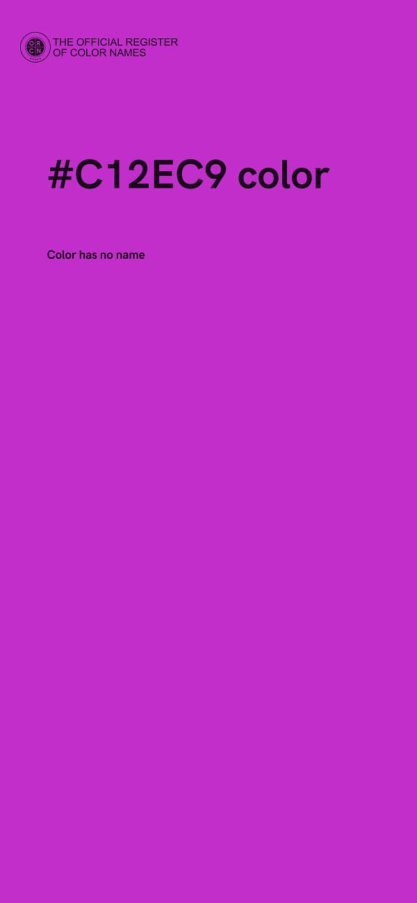 #C12EC9 color image