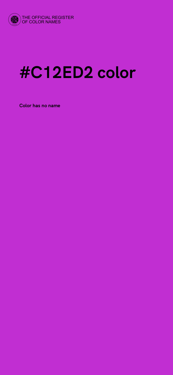 #C12ED2 color image