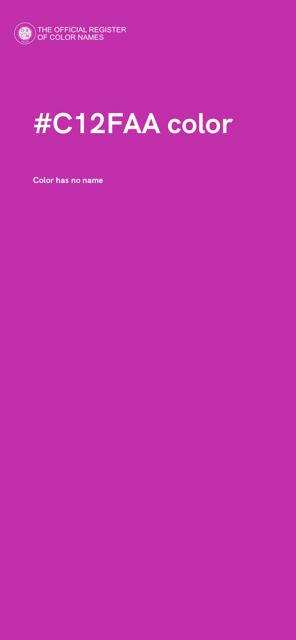 #C12FAA color image
