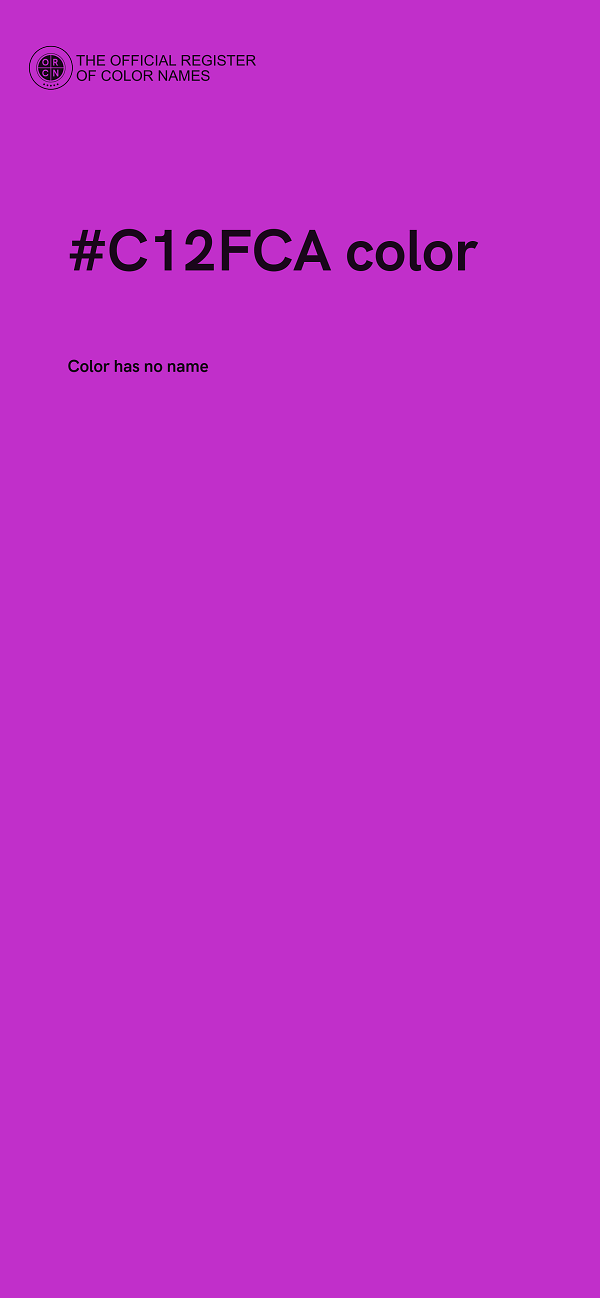 #C12FCA color image