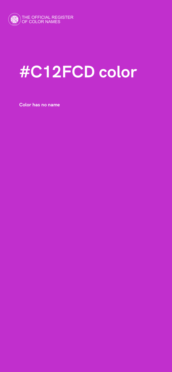 #C12FCD color image