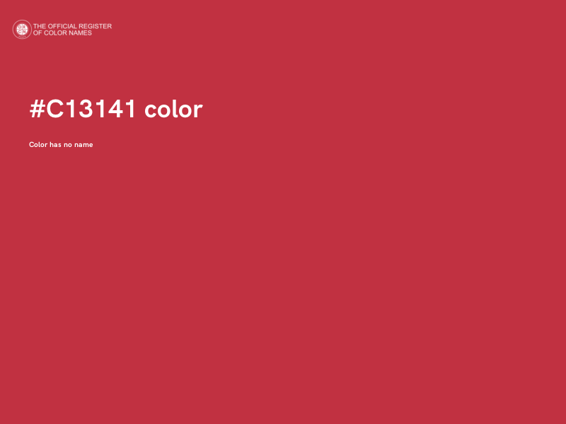 #C13141 color image
