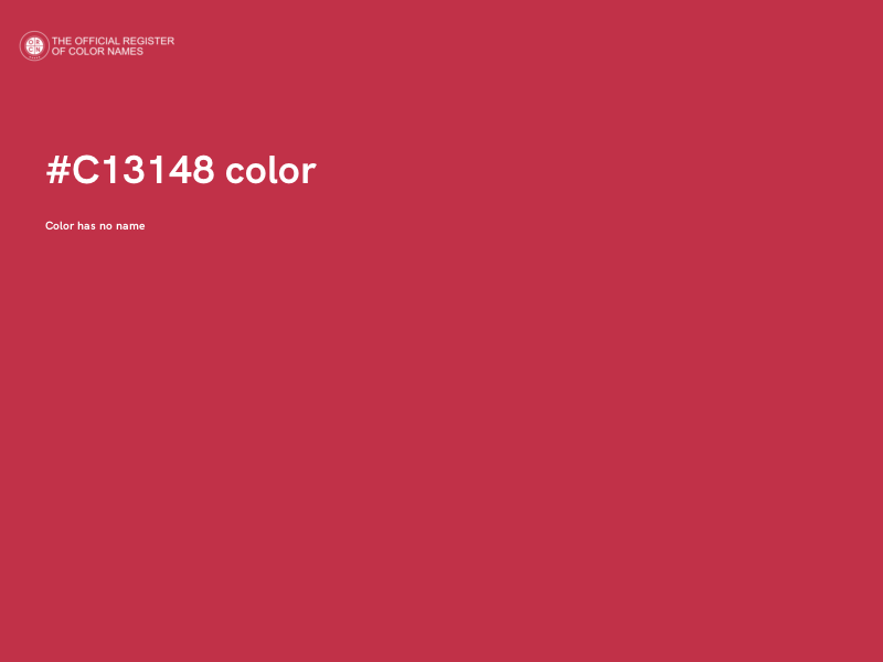 #C13148 color image
