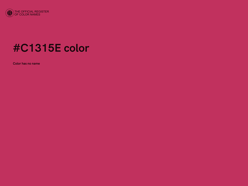 #C1315E color image