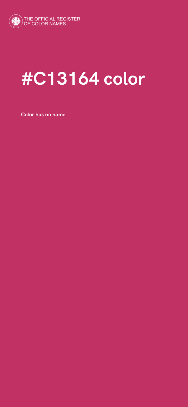 #C13164 color image