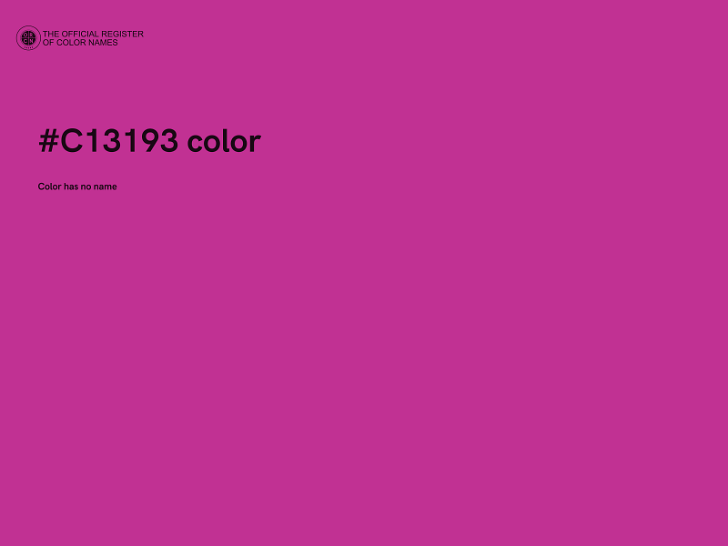 #C13193 color image