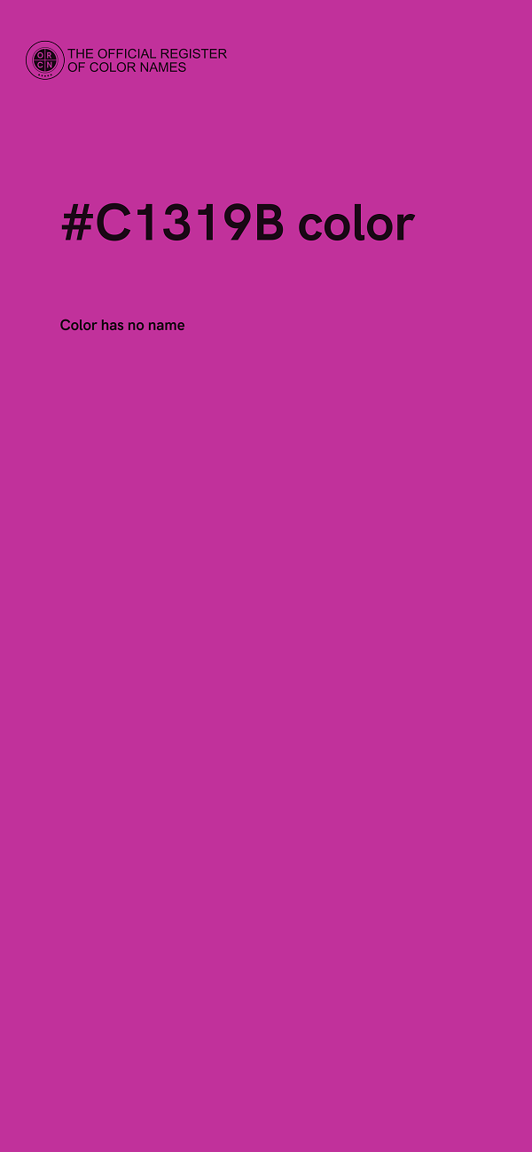 #C1319B color image