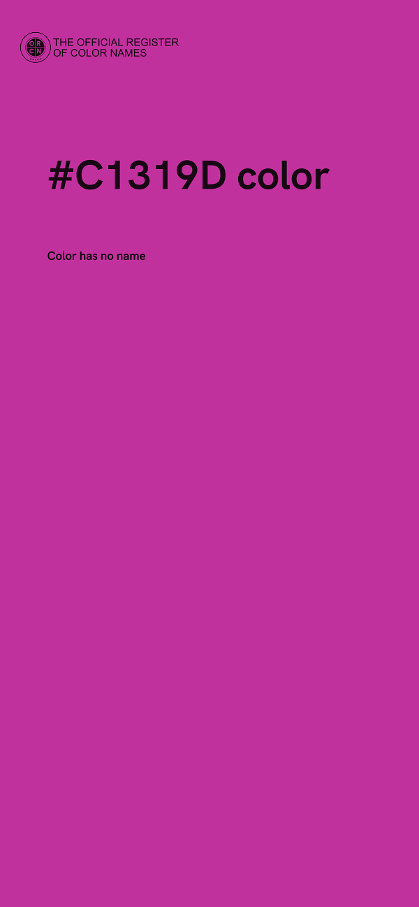#C1319D color image