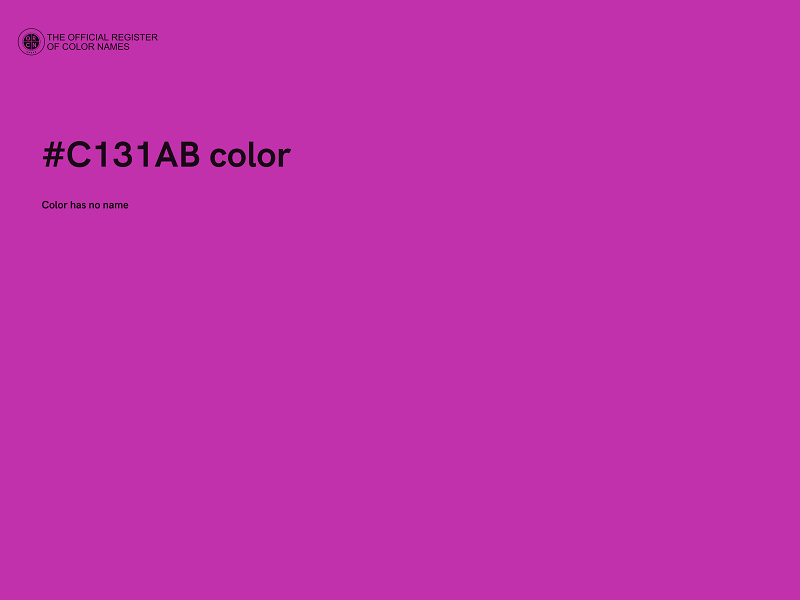 #C131AB color image