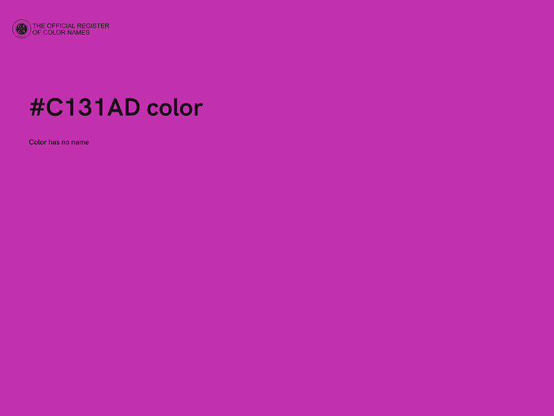 #C131AD color image