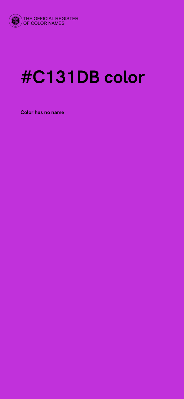 #C131DB color image