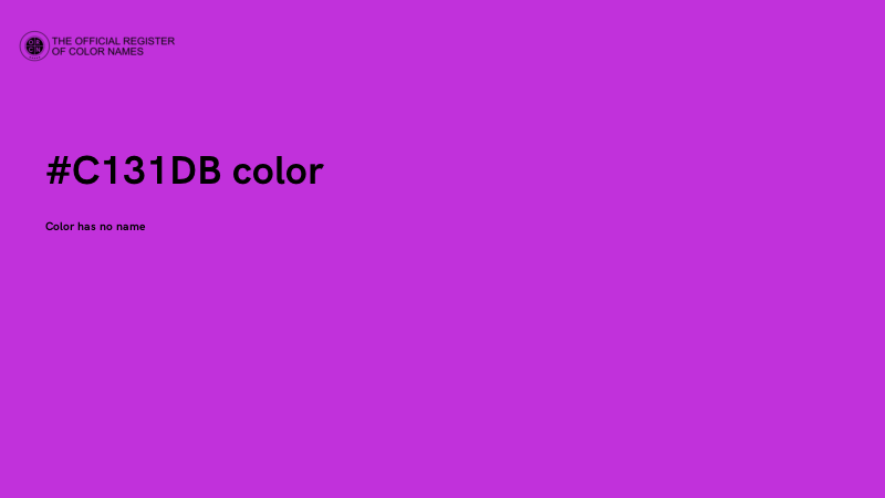 #C131DB color image