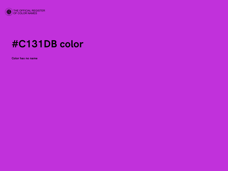 #C131DB color image