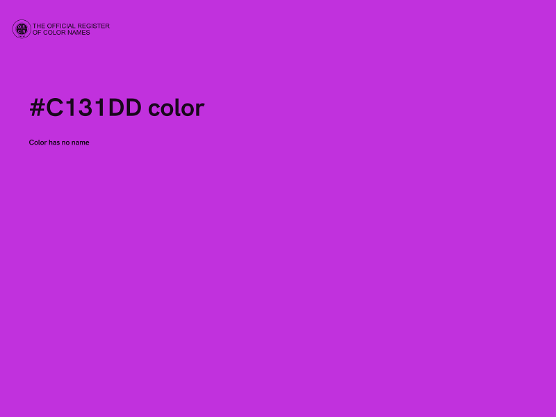 #C131DD color image