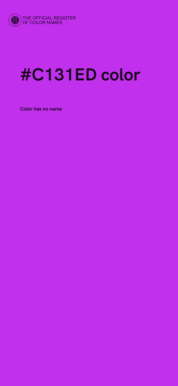 #C131ED color image