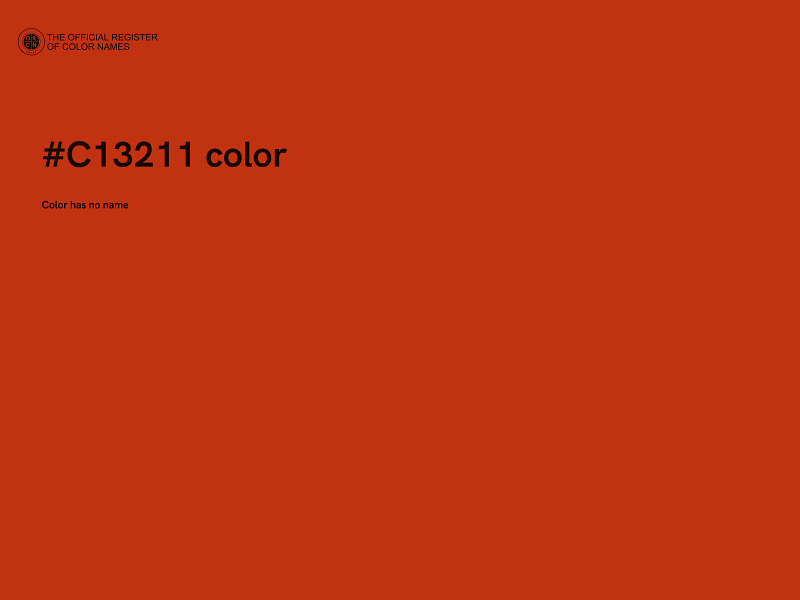 #C13211 color image