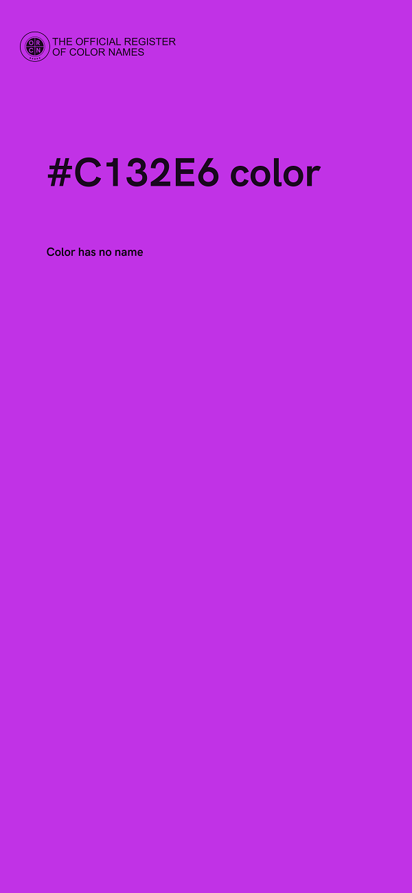 #C132E6 color image