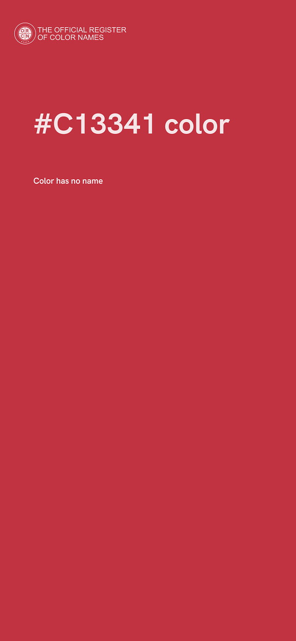 #C13341 color image