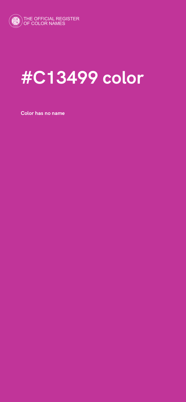 #C13499 color image