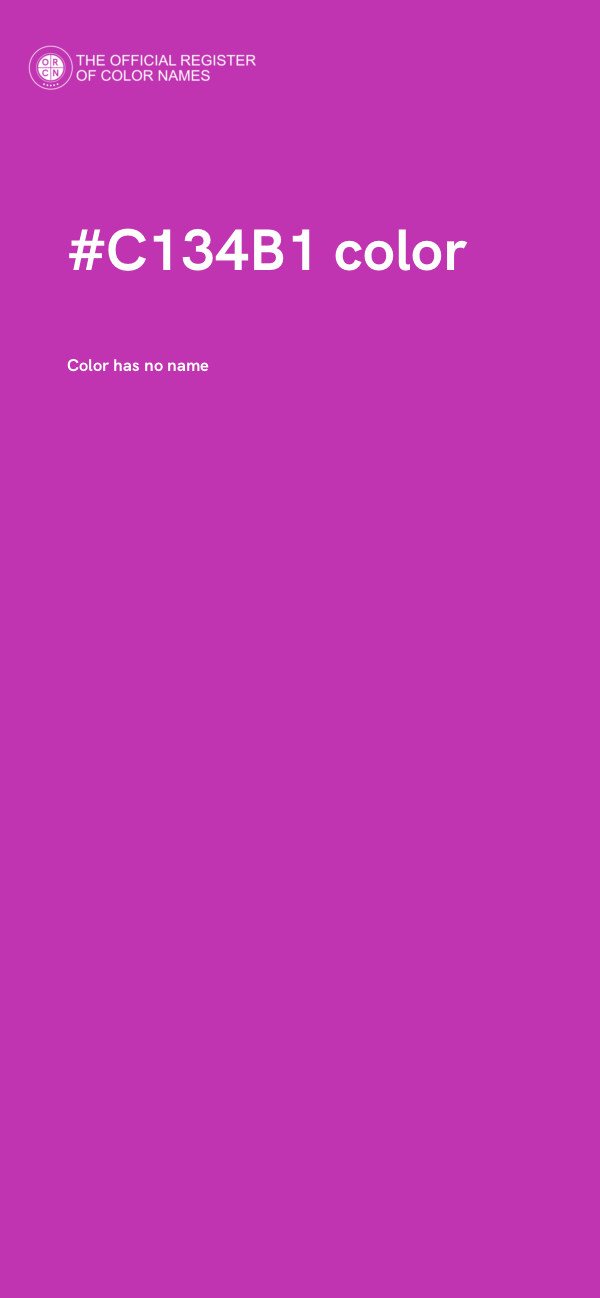 #C134B1 color image