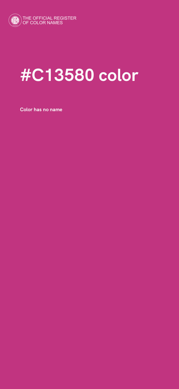 #C13580 color image