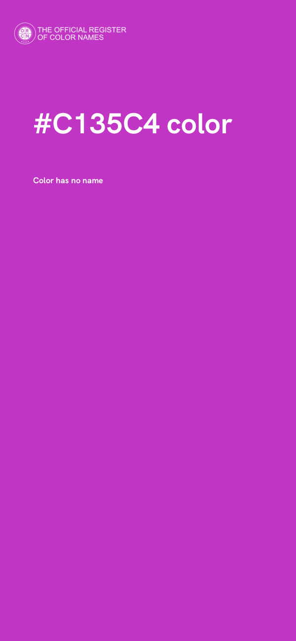 #C135C4 color image