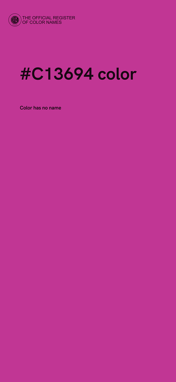 #C13694 color image