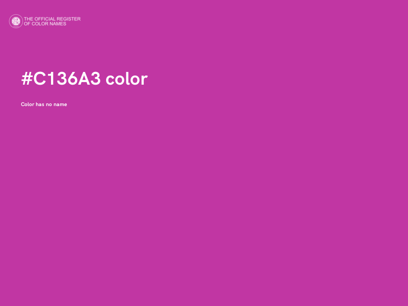 #C136A3 color image