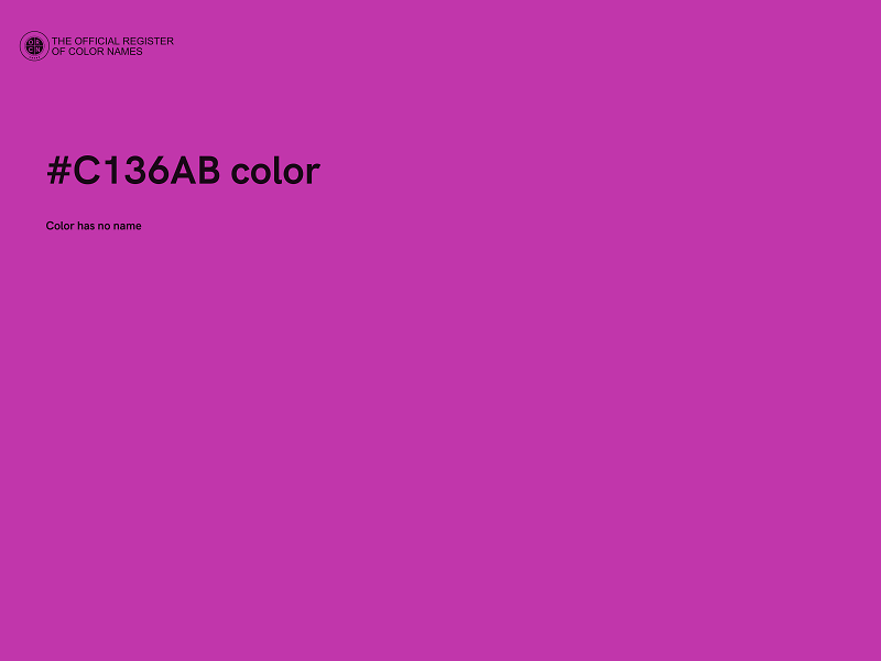 #C136AB color image