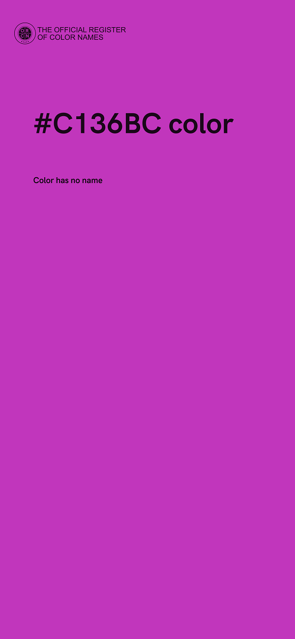 #C136BC color image